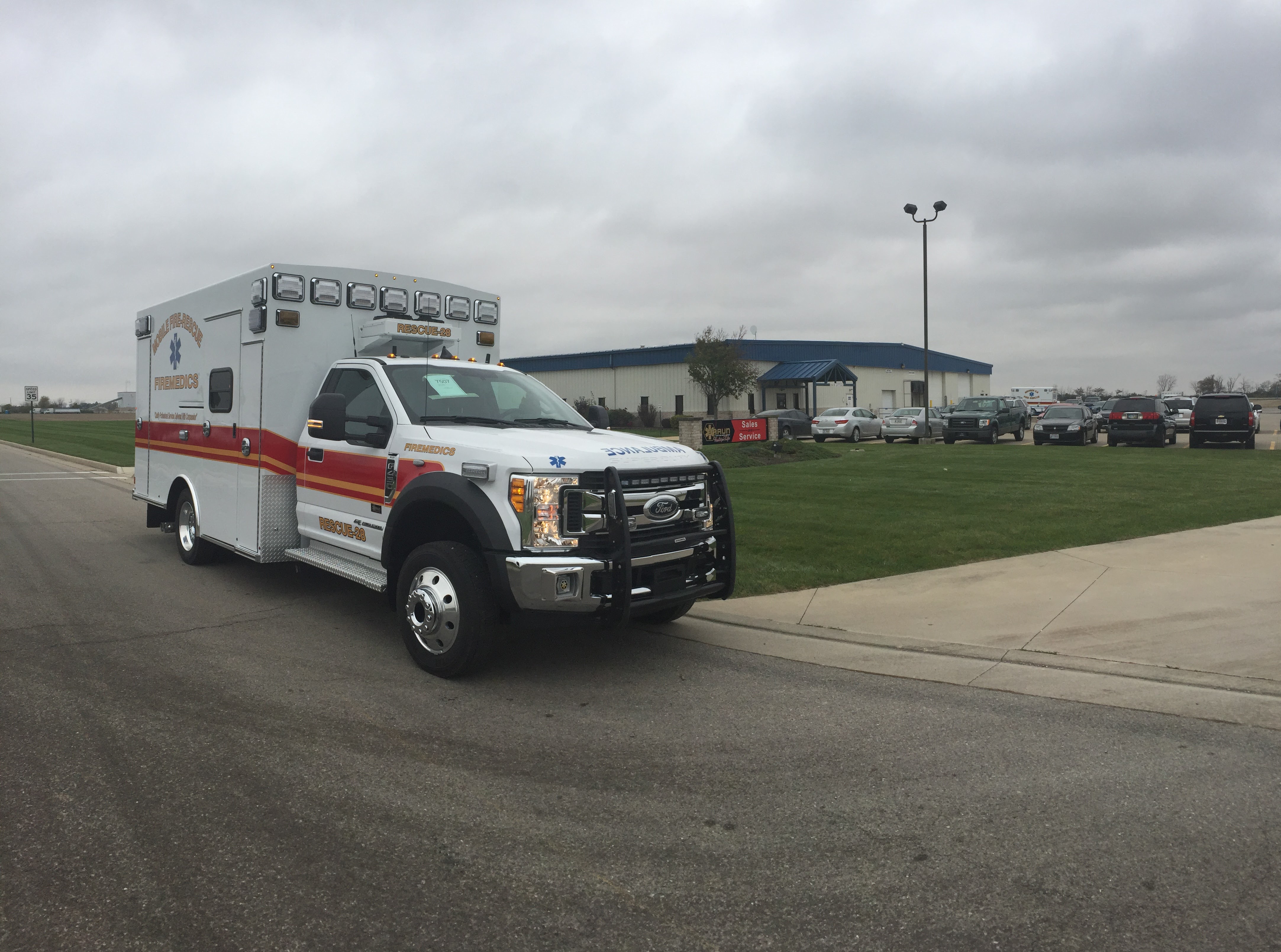 Braun Liberty Type I Ambulance to Mobile Fire Department Emergency Equipment EEP