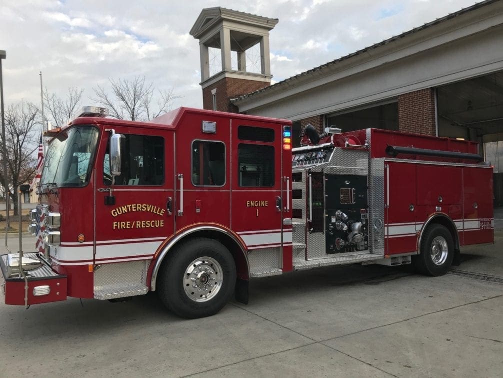 Pierce Saber Pumper To Guntersville Fire Department Emergency