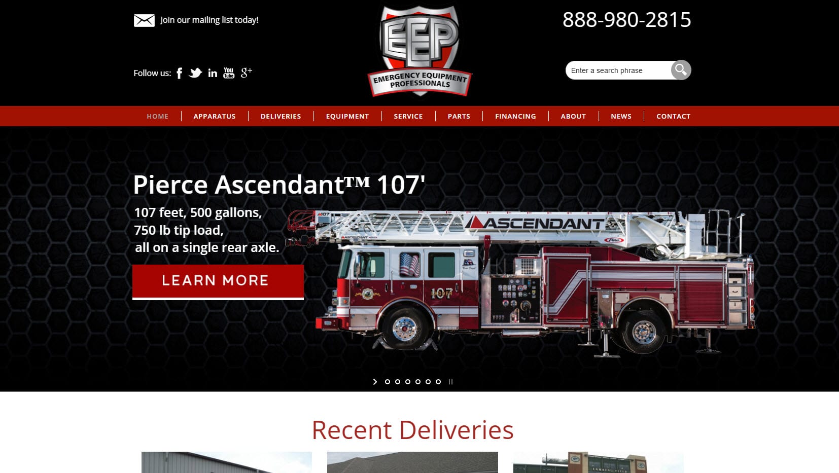 Emergency Equipment Professionals Launches New Website - Emergency