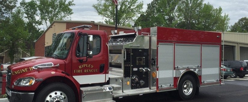 Pierce FXP Pumper to Ripley Fire Department