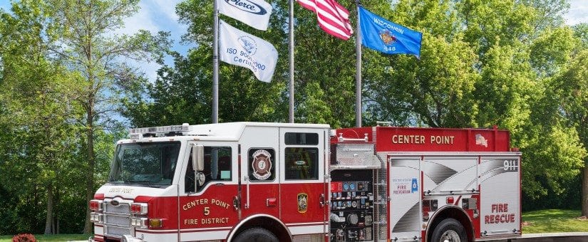 Pierce Velocity Customer Pumper to Center Point Fire District