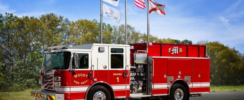 Pierce Saber Pumper to Moody Fire Department