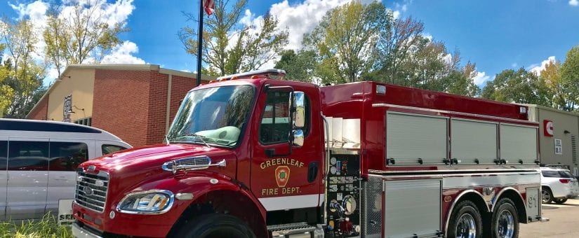 Pierce FXT 3000 Gallon Tanker to Tate County/ Greenleaf Vol. Fire Department