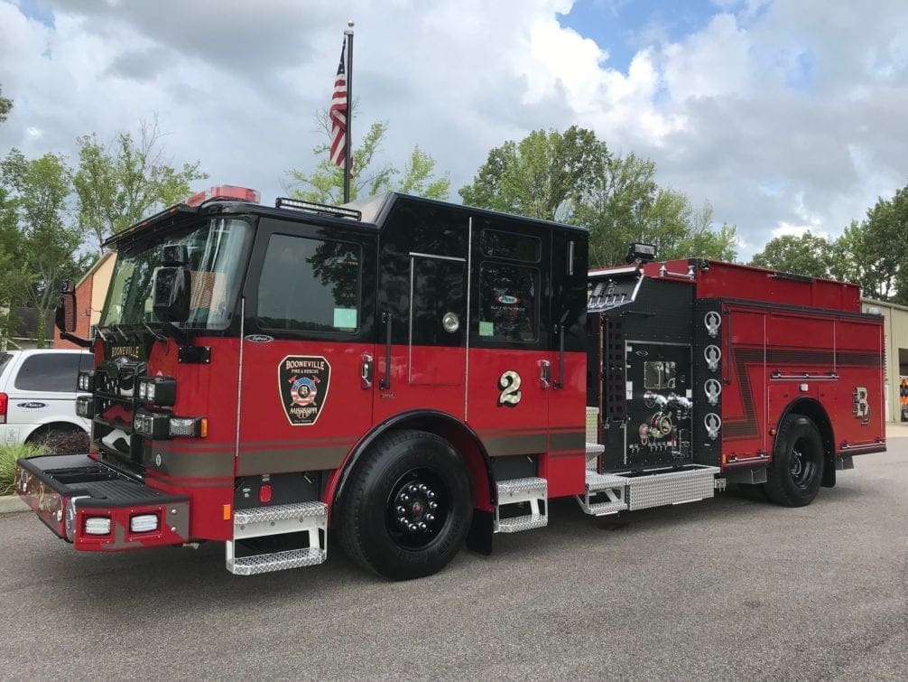 Pierce Enforcer Custom Pumper to Booneville Fire Department - Emergency ...