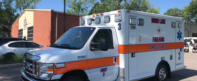 Foundation Ambulance Type III Remount to Horn Lake Fire Department