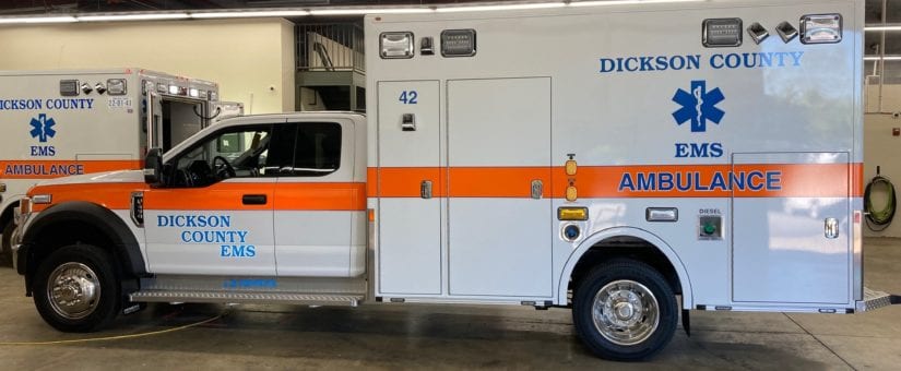 Demers Ford F450 MXP150 Type I Ambulance To Dickson County EMS