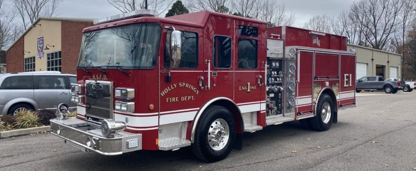 Pierce Saber Custom Pumper to Holly Springs Fire Department