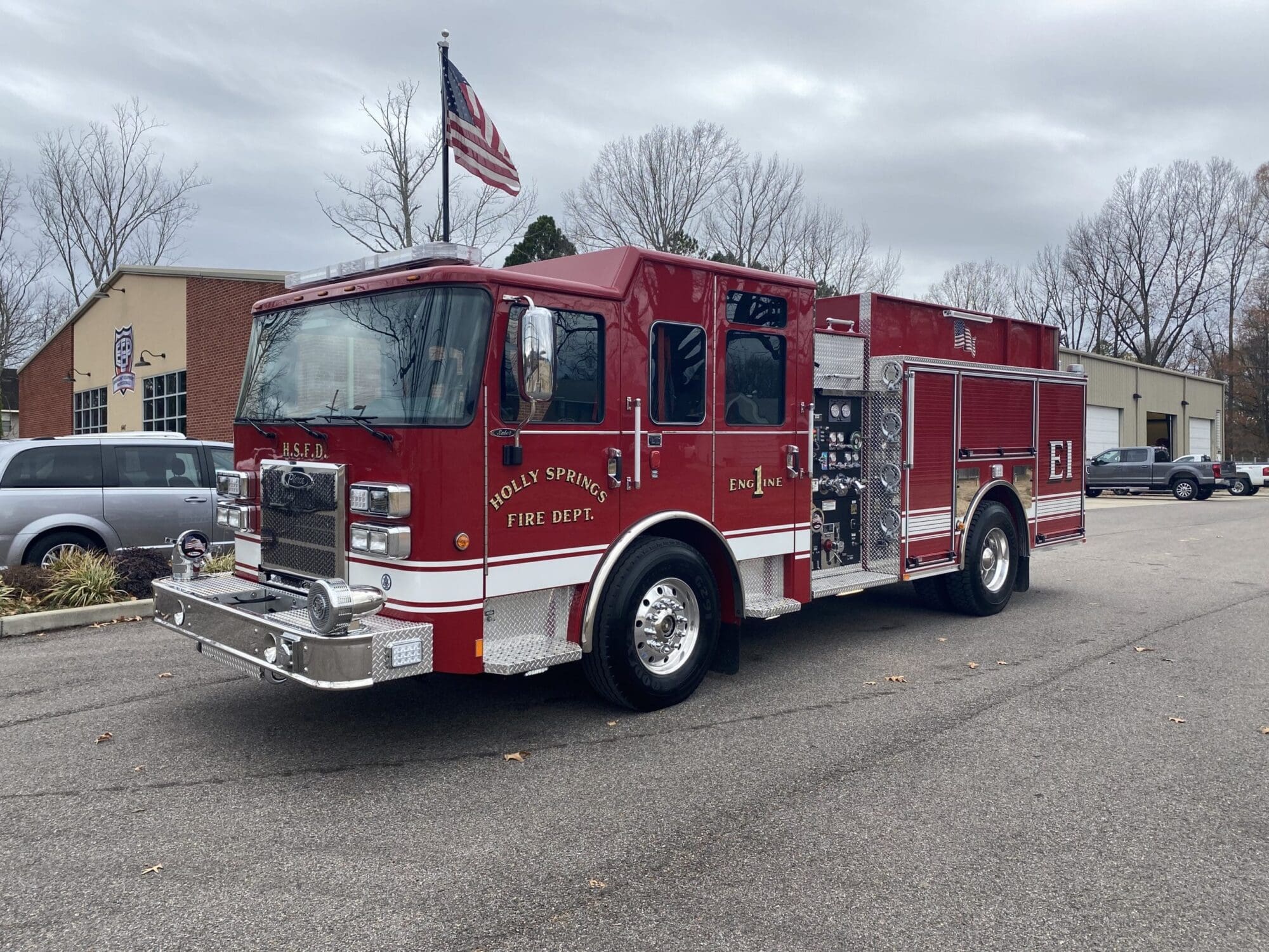 Pierce Saber Custom Pumper to Holly Springs Fire Department - Emergency ...