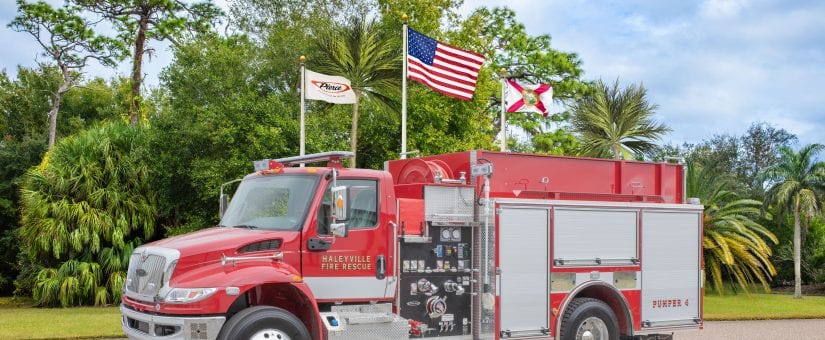 Pierce Commercial Pumper to Haleyville Fire Department