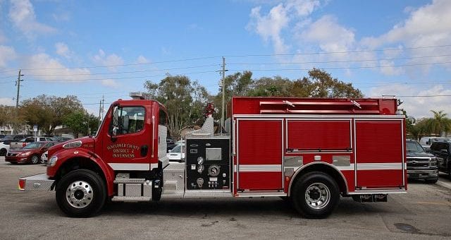 Pierce Commercial Pumper to Sunflower County/Inverness Fire Department