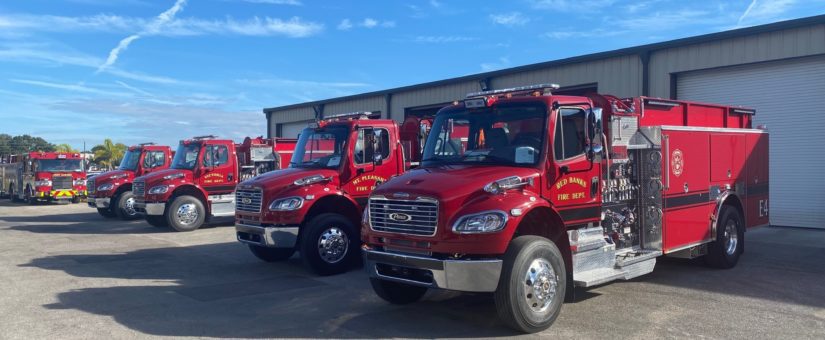4 Pierce Pumper Tankers to Marshall County Fire Service