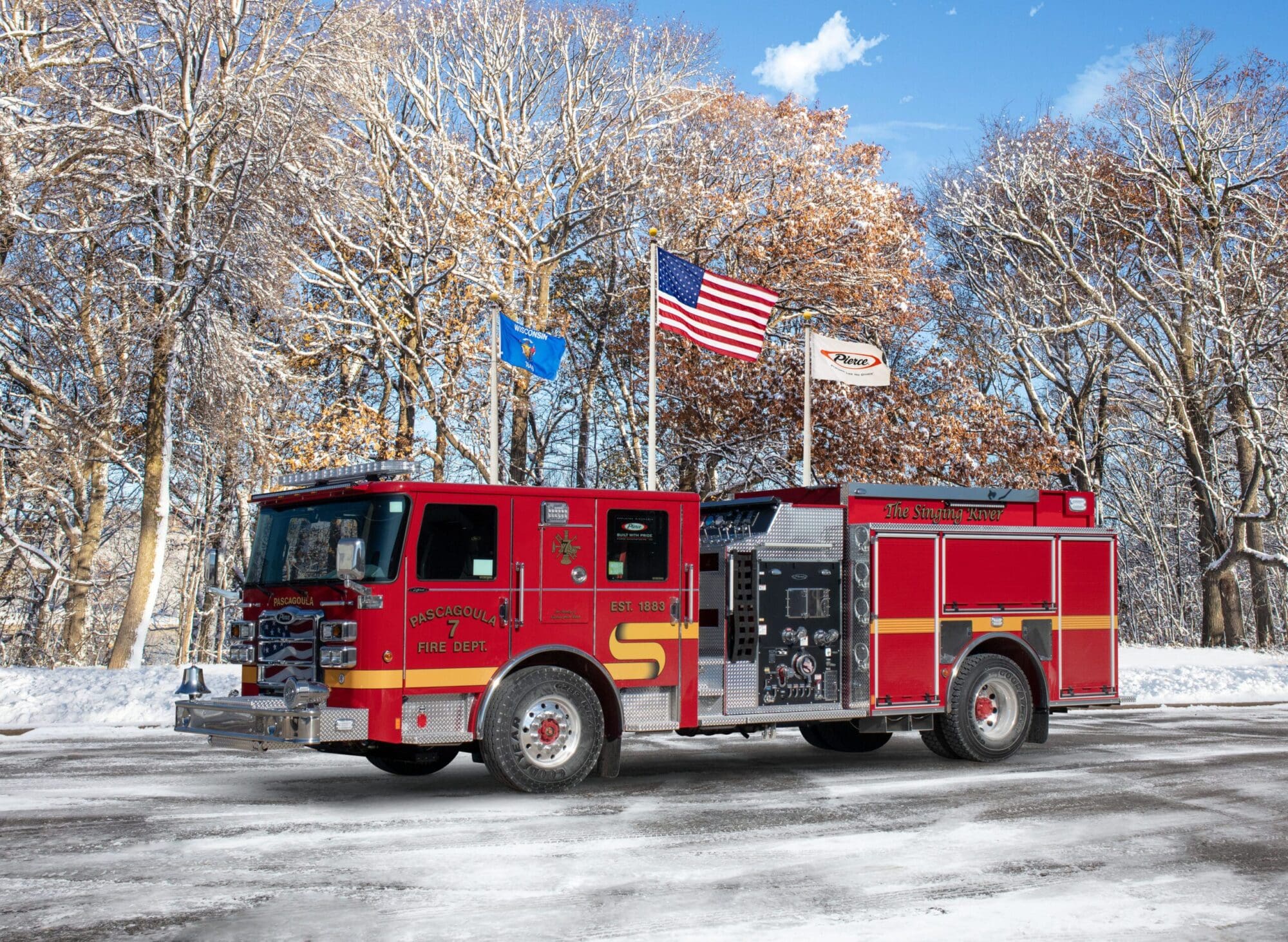 Pierce Enforcer Pumper to Pascagoula Fire Department - Emergency ...