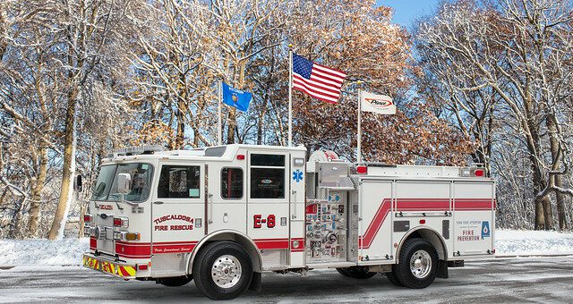 Pierce Arrow XT Pumpers to Tuscaloosa Fire Rescue