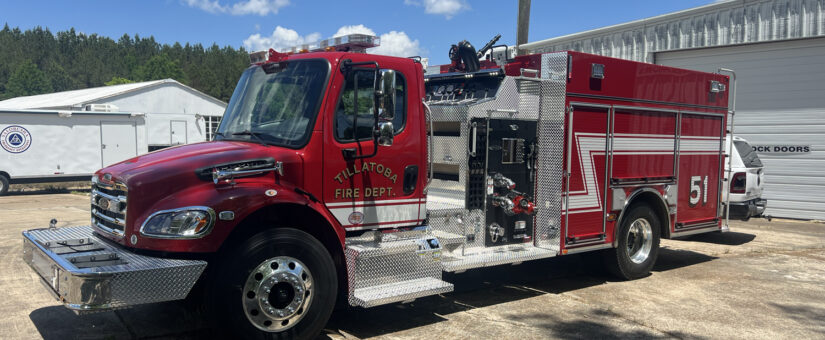 Pierce Commercial BX Pumper to Yalobusha County Fire Department