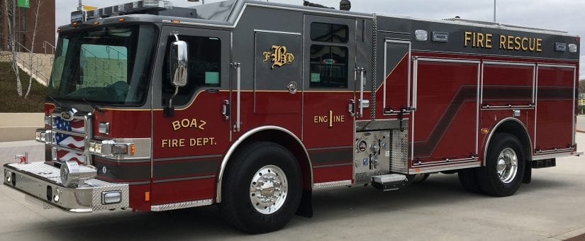 Pierce Dash CF PUC Pumper to Boaz Fire Department