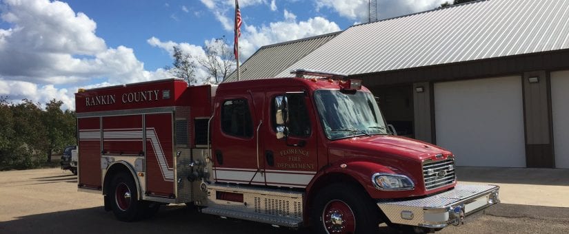 Pierce Freightliner Responder Pumper to Rankin County Fire Department