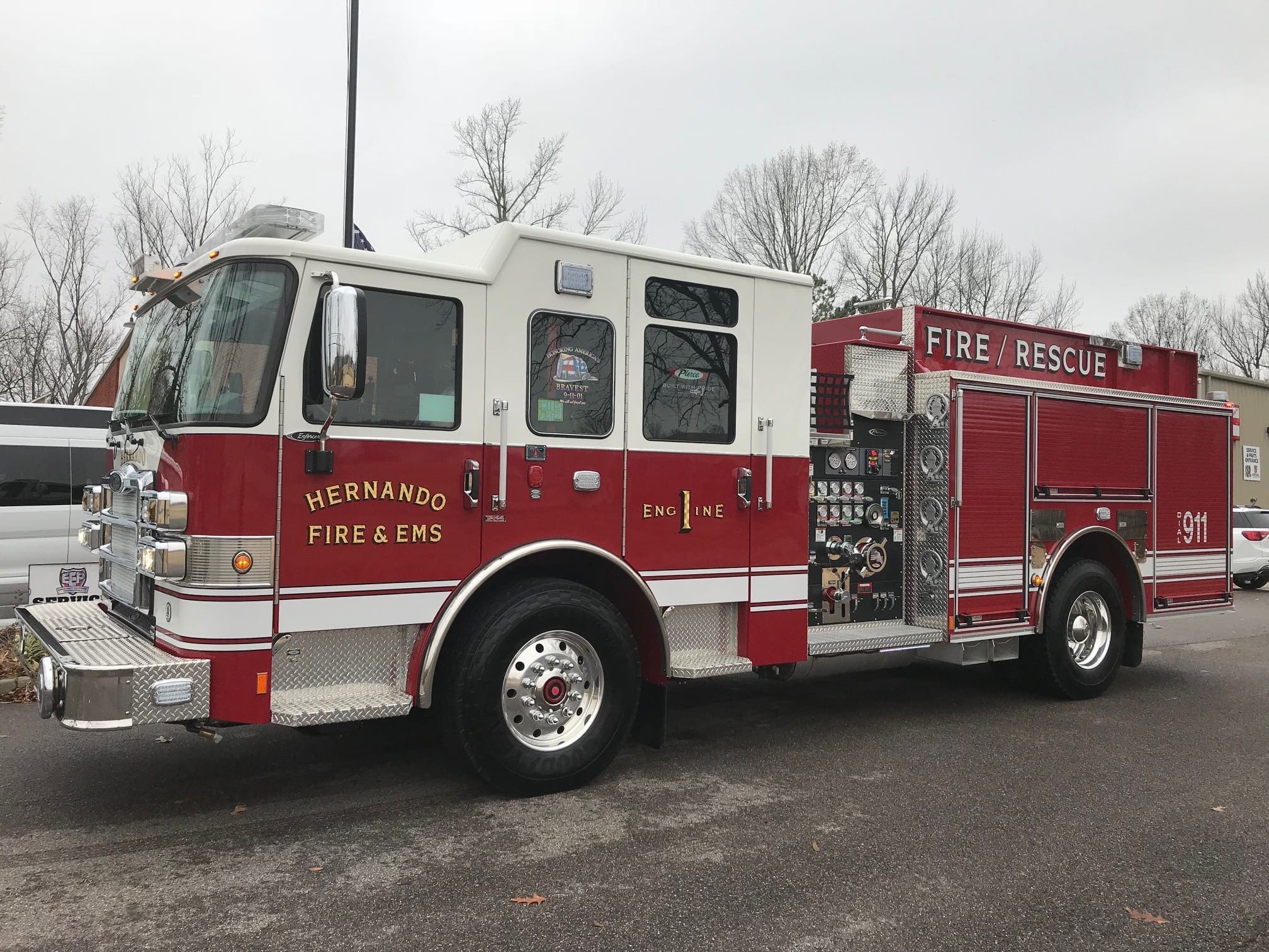 Pierce Enforcer Pumper to Hernando Fire Department - Emergency ...