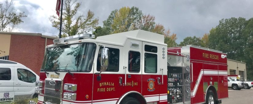 Pierce Saber Pumper to Byhalia Fire Department