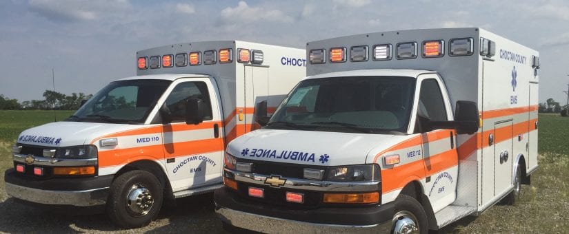 2 Braun Chief XL Type III Ambulances to Choctaw County EMS