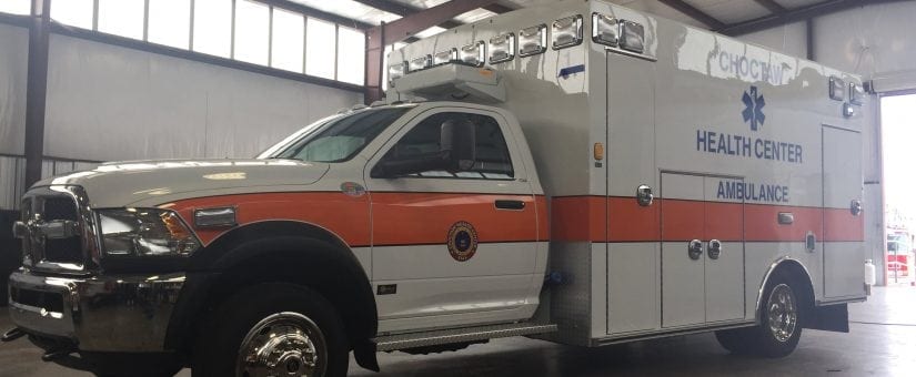 2 Braun Dodge Ram 4500 Chief XL Type I Ambulances to Choctaw Health Center (MS)