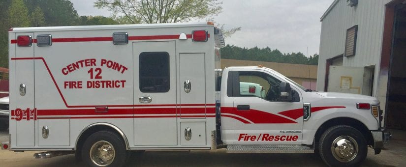 Foundation F-350 Type I Ambulance Remount to Center Point Fire District