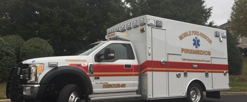 Braun Liberty Type I Ambulance to Mobile Fire Department