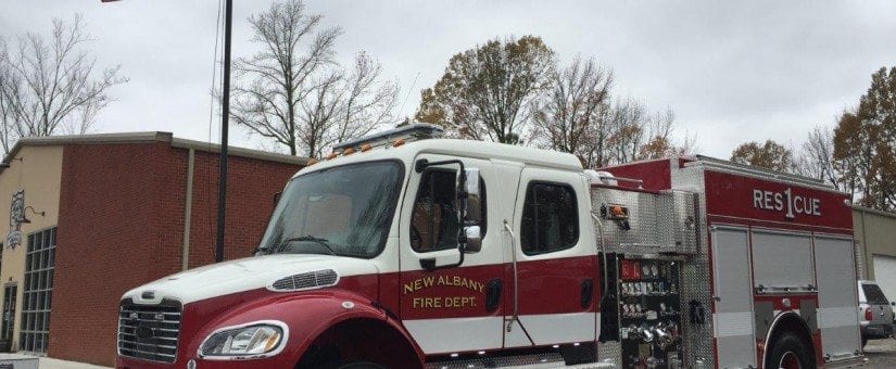 Pierce Freightliner Commercial Pumper to New Albany Fire Department